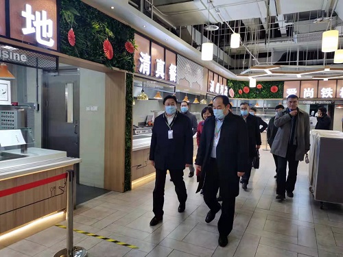 青島市委常委、青島西海岸新區(qū)工委書記、區(qū)委書記孫永紅一行蒞臨聯(lián)想全球總部?健力源餐廳考察指導(dǎo)